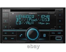 Kenwood DPX524BT Double DIN Bluetooth In-Dash CD USB Car Stereo Receiver