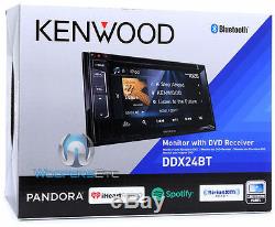 Kenwood Ddx24bt 6.2 Tv CD DVD Usb Bluetooth Touchscreen Iphone Car Stereo New