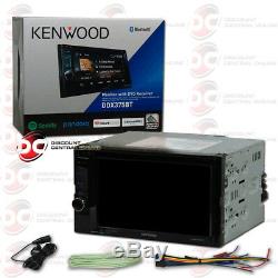 Kenwood Ddx375bt Car Double Din 6.2 Touchscreen Usb DVD CD Bluetooth Stereo