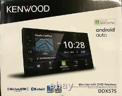 Kenwood Ddx57s 6.8 CD DVD Usb Bluetooth Apple Car Play Android Auto Stereo New