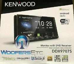 Kenwood Ddx9707s 6.95 CD DVD Usb Bluetooth Apple Car Play Android Auto Radio