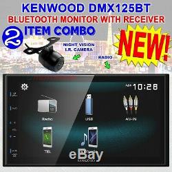 Kenwood Dmx125bt Double Din 6.8 Touchscreen Car Stereo Digital Mediea Receiver