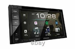 Kenwood Double DIN Bluetooth In-Dash Car Stereo Receiver+Belva Backup Camera