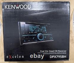 Kenwood Excelon DPX795BH Double DIN Bluetooth in-Dash Car Stereo CD Receiver
