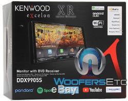 Kenwood Excelon Ddx9905s 6.75 CD DVD Bluetooth Wifi Apple Carplay Youtube Waze