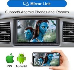 Luxury Double Din Car Audio Receiver Wireless CarPlay & Android Auto Ready