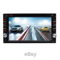 Map+Camera+GPS Nav 6.2 Double 2Din Car Stereo Radio DVD CD Mp3 Player Bluetooth