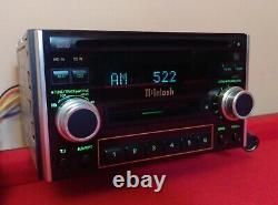 McIntosh CAR AUDIO 2DIN CD MD(MiniDisc) RADIO OLD SCHOOL DOUBLE DIN STEREO