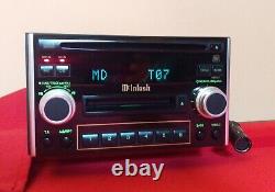 McIntosh CAR AUDIO 2DIN CD MD(MiniDisc) RADIO OLD SCHOOL DOUBLE DIN STEREO