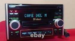 McIntosh CAR AUDIO 2DIN CD MD(MiniDisc) RADIO OLD SCHOOL DOUBLE DIN STEREO