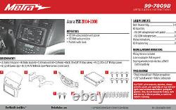 Metra 99-7809B Car Stereo ISO & Double Din Radio Install Dash Kit & Wire for TSX