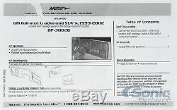 Metra Double DIN Car Stereo Radio Install Dash Kit 1999-02 Silverado Sierra GM