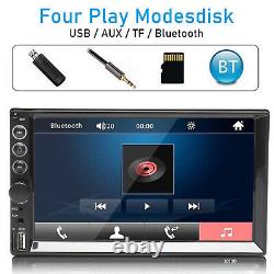 Mirror Link For GPS Double Din Car Stereo Bluetooth Touch Screen FM HD Radio AUX