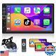 Motorsi 7 Inch Double Din Car Stereo Radio With Apple Carplay And Android Aut