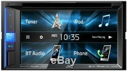NEW JVC KW-V25BT 6.2 Touchscreen Double Din BLUETOOTH DVD Player Car Stereo