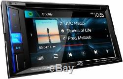 NEW JVC KW-V25BT 6.2 Touchscreen Double Din BLUETOOTH MP3 DVD Player Car Stereo