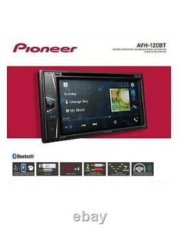 NEW PIONEER AVH-120BT 6.2 Double Din Car Stereo DVD MP3 CD USB Bluetooth Radio