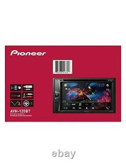 NEW PIONEER AVH-120BT 6.2 Double Din Car Stereo DVD MP3 CD USB Bluetooth Radio