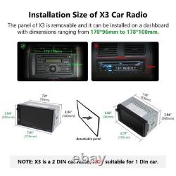 NEW X3 Android Auto CarPlay Double 2 Din 7 QLED Car GPS Radio Stereo DSP Camera