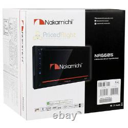 Nakamichi 6.8 Double Din RCVR with Car Play and Android Auto NM-NA6605