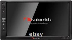 Nakamichi 7 Double Din Car Stereo Media Receiver CarPlay Android NAM3510-M7