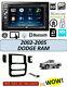 New 2002-2005 Dodge Ram Pickup Bluetooth Touchscreen Dvd 2 Din Car Stereo Combo