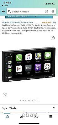 New BOSS BVCP9700A Double 2 DIN 7 Touch Car Stereo Apple Android Bluetooth 340W