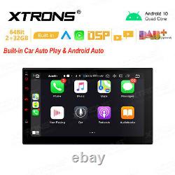 OBD2+ 7 Android 10 2+32GB Double 2 DIN GPS Stereo Radio Car Auto Play Wifi DSP