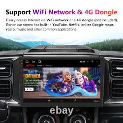 OBD2+Double Din 10.1 Android 12 wireless CarPlay Car Stereo Radio GPS Bluetooth