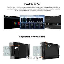OBD+CAM+R03 10.1 Android 11 Car Stereo GPS Navigation Double Din WIFI Bluetooth