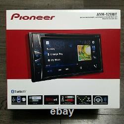 PIONEER AVH-120BT 6.2 Double Din Car Stereo DVD MP3 CD USB Bluetooth Radio