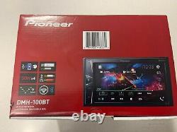 PIONEER DMH-100BT 6.2 Double Din Car Stereo DVD MP3 CD USB Bluetooth Radio