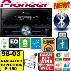 PIONEER SUPER TUNER III Car Stereo Radio Bluetooth Double Din PANDORA SPOTIFY