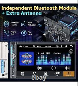 PLZ 7 Wireless Double Din Car Stereo Apple Carplay Radio Screen for Car Audio R