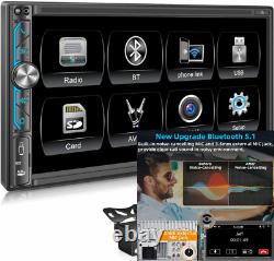 PLZ MP-902 Double Din Car Stereo, 7 Inch Full HD Capacitive