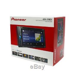 Pioneer AVH-210EX 6.2 Double-DIN Car Stereo In-Dash DVD Receiver with Bluetooth