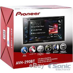 Pioneer AVH-290BT Double DIN Bluetooth Car Stereo (FREE upgrade to AVH-210EX)