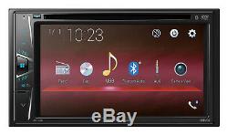 Pioneer Avh-110bt Car Double Din 6.2 Touchscreen Usb DVD CD Bluetooth Stereo