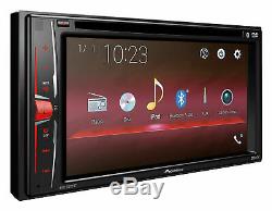 Pioneer Avh-a205bt DVD CD Bluetooth Usb Aux Eq Touchscreen Remote Car Stereo New