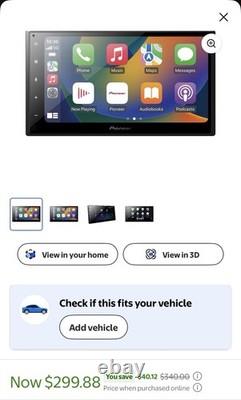 Pioneer DMH-260BT Car 6.8 Touchscreen Double Din Receiver Android/Apple Carplay Pioneer DMH-260BT Car 6.8 Touchscreen Double Din Receiver Android/Apple Carplay