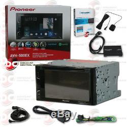 Pioneer Double Din Head Unit 6.2 Car In-dash DVD CD Bluetooth + Sirius XM Tuner