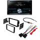 Pioneer Fh-s500bt Double Din Bluetooth With Car Radio Stereo 2-din Dash Kit