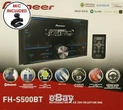 Pioneer FH-S520BT Double DIN Bluetooth In-Dash CD/AM/FM Car Stereo Receiver NEW