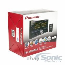 Pioneer FH-X830BHS Double DIN SiriusXM Bluetooth In-Dash CD Car Stereo Receiver