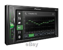 Pioneer MVH-200EX Double Din Car Stereo Radio Install Kit With Bluetooth