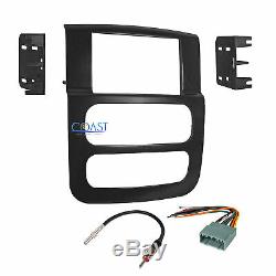 Pioneer Radio Stereo Double DIN Dash Kit Harness for 2002-05 Dodge Ram Truck