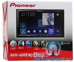 Pkg PIONEER AVH-600EX 7 DVD CD MP3 USB IPOD STEREO BLUETOOTH + BACKUP CAMERA