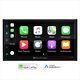 Planet Audio Double Din 6.75 Mechless Wireless Apple Car Play/android Auto/am/f