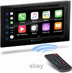 Planet Audio Double Din Apple CarPlay Android Auto Bluetooth Car Stereo System