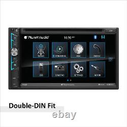 Planet Audio P9695BRC Double Din Touchscreen Bluetooth Car Audio Stereo System